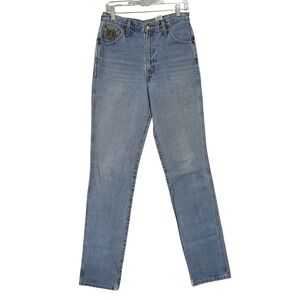 Cinch Up Slim Fit Straight Leg Jeans Mens 28 Light Wash Blue Good Western Denim